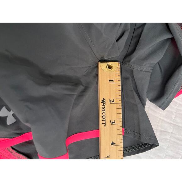 NWT UNDER ARMOUR Women's Loose Run shorts Gray/Pink Sz XS - Picture 9 of 9